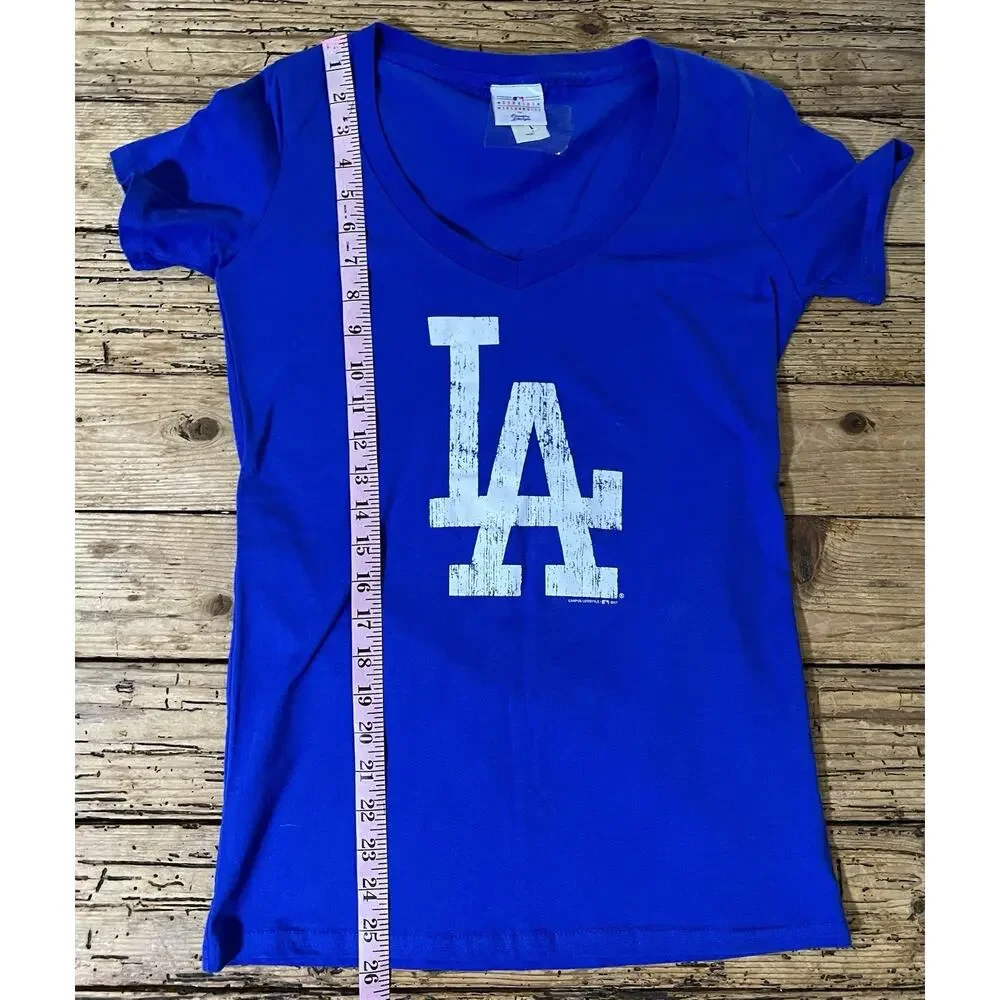 Genuine Merchandise Women's Size S Blue LA Dodgers T-Shirt